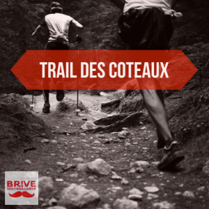 Visual van de Trail des Coteaux met twee lopers