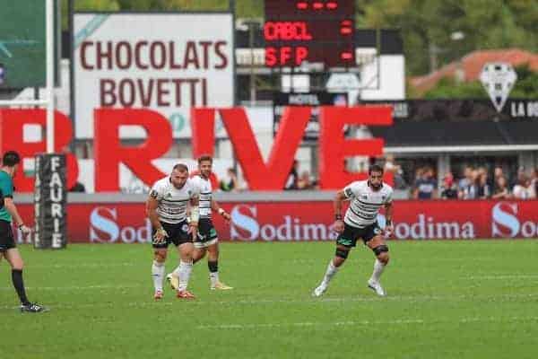CAB players on the pitch with a BRIVE structure