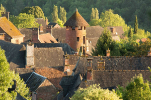 Photographie des toits du village