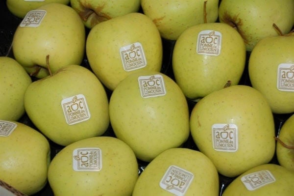 Uitzicht op Gouden BOB appels