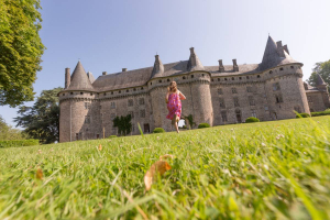 Vue sur le château de Pompadour