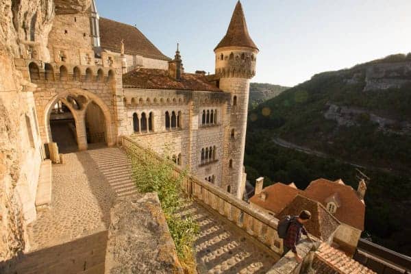 View of the Rocamadour sanctuary