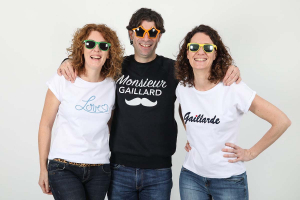 Trois ambassadeurs de la marque 100% Gaillard