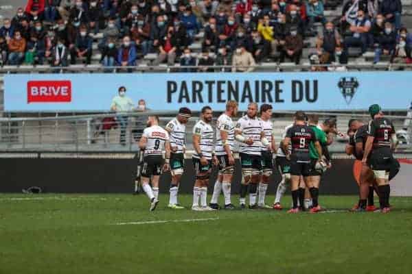 Rugbywedstrijd tussen CAB en Toulouse