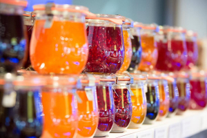 Pots de confitures de la chocolaterie Lamy