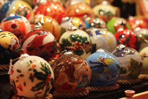 Boules décoratives de Noël