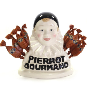 Buste de Pierrot Gourmand avec sucettes