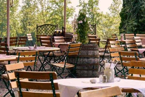 Terrasse d'un restaurant
