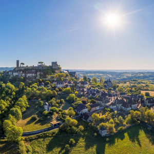 vue aréienne de Turenne