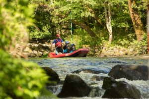 Raft sur la Vézère