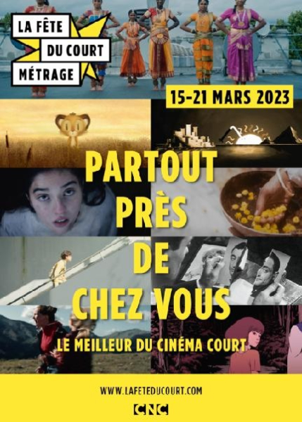 Affiche de la fête du court métrage de Brive - 2023