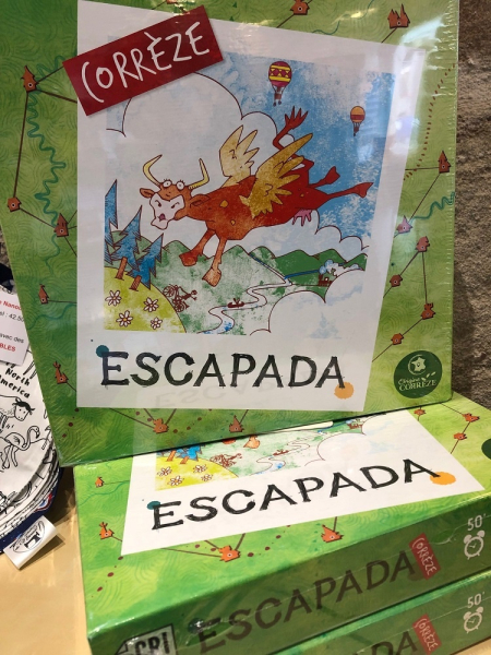 visuel du jeu de société Escapada, origine Corrèze