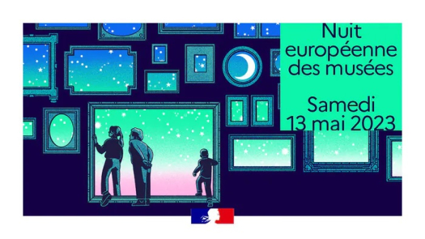 Affiche de la Nuit des Musées de 2023
