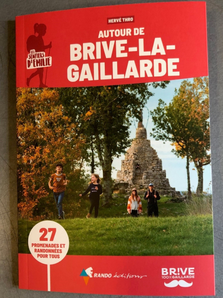 cover van de topo-wandelgids voor de Agglo de Brive gepubliceerd in 2024.