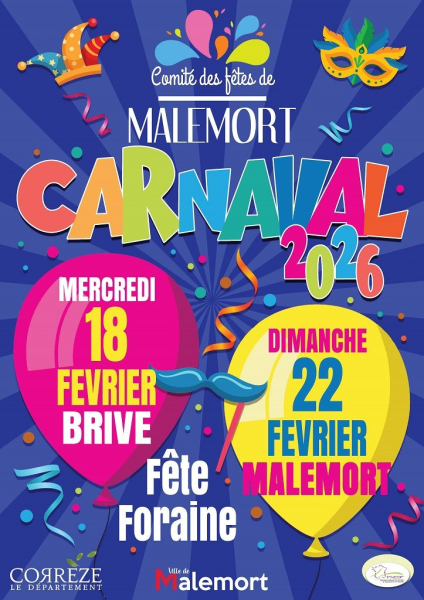 ©DR affiche du carnaval de malemort