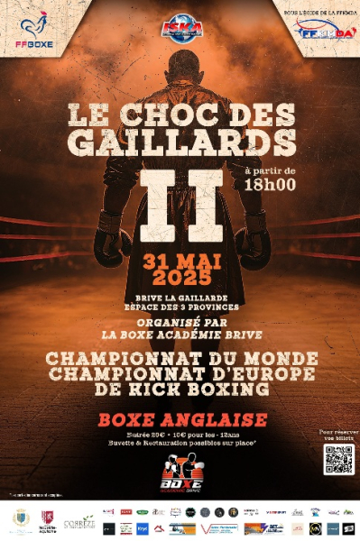 Poster van boksgala: Clash of the Gaillards II