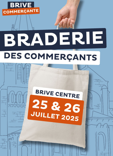 visuel Braderie des commerçants de Brive
