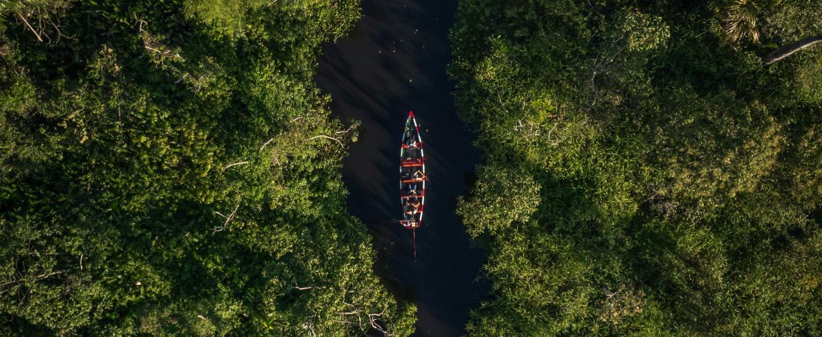 ©DR Photo de canoë sur la Vézère vue depuis un drône