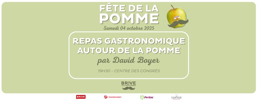 Encart fête de la pomme de Brive en 2025