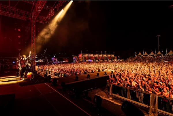 Vue depuis la scène du Lovely Brive Festival en 2025