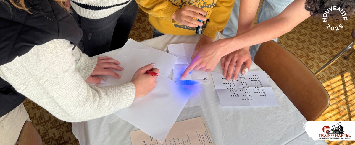 Visuel escape Game au Train de Martel