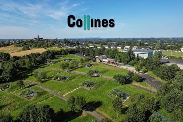 vue aérienne de la résidence des Collines de Ste-Féréole