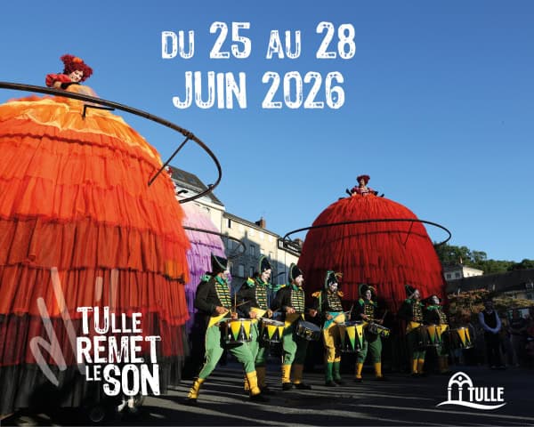 Visuel du festival 2026 de Tulle remet le son