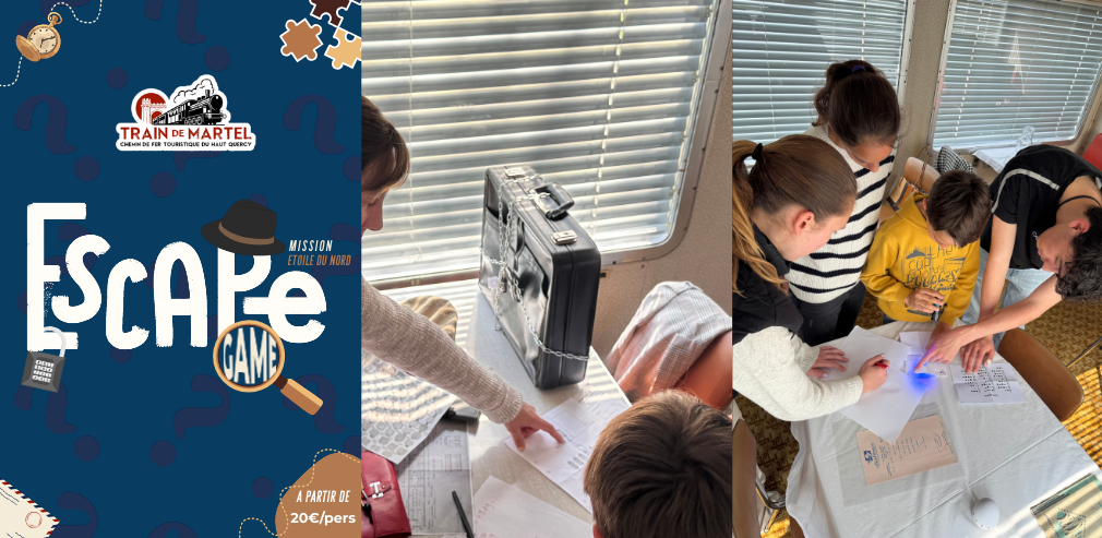 Encart pub petit train martel