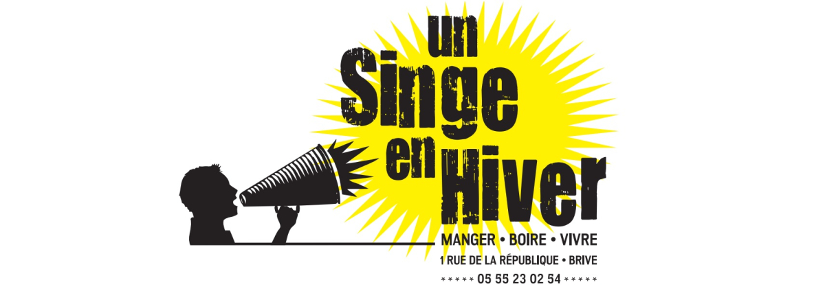 logo du bar/resto Le Singe en Hiver à Brve-La-Gaillarde