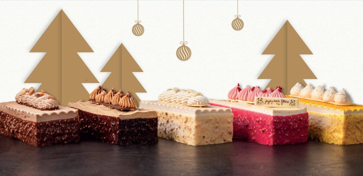 ©Maison Becam Vues de plusieurs bûches de Noël proposées par la Maison Bécam à Malemort